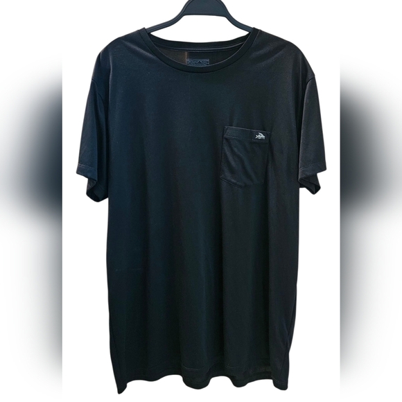 Patagonia Black Short Sleeve Flying Fish T-Shirt - Sz XXL Slim Fit - Picture 2 of 5